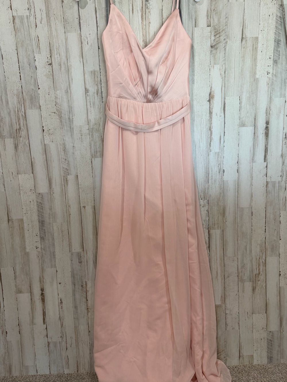 Vera Wang White Blush Pink Formal Gown – Size 4 – NWT - Picture 5 of 6